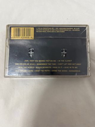 Cinta Cassette Michael Jackson Dangerous