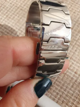 Reloj Breil Mujer Negro y Plateado