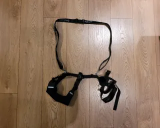 Imbracatura 4 zampe cane nera