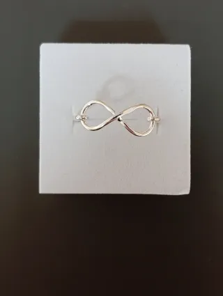 Anillo Infinito Plata Ley 925