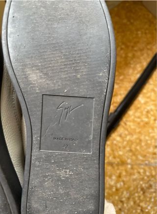 Giuseppe Zanotti Mocassini uomo Grigio Oro