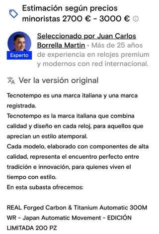 Reloj Tecnotempo Commando Automático