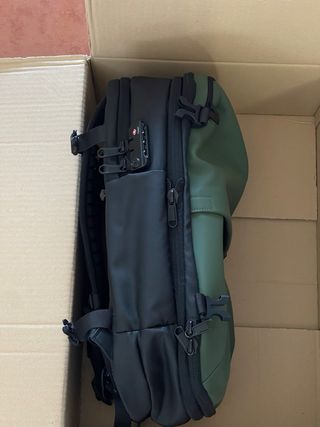 Mochila Airback Nova Verde e Preta