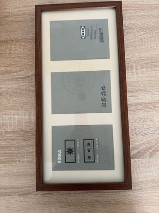 Marco de fotos IKEA RIBBA madera