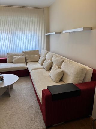 Sofá 320x110 +chaiselongue 110 (cortinas de regalo