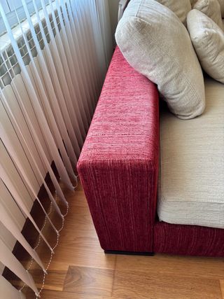 Sofá 320x110 +chaiselongue 110 (cortinas de regalo