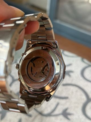 Reloj Gucamel Automático Maquinaria Transparente