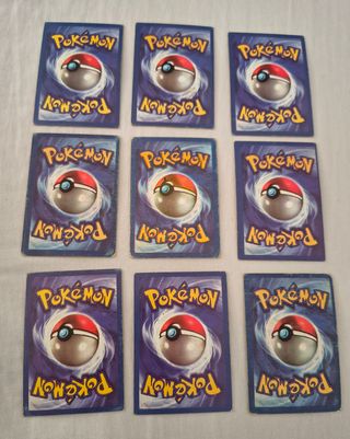 Lote Cartas Pokémon Vintage Originales
