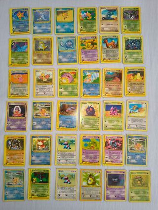Lote Cartas Pokémon Vintage Originales