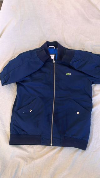 Chaqueta bomber azul Lacoste