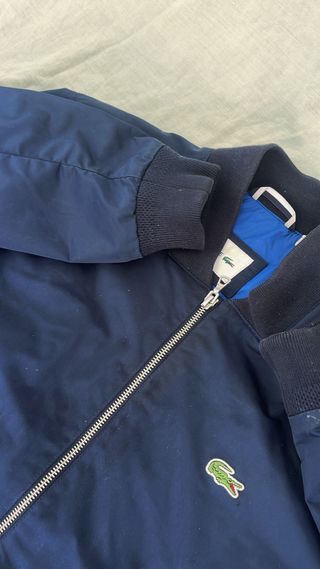 Chaqueta bomber azul Lacoste