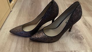 Zapatos Guess Tacón Brillantes Talla 38