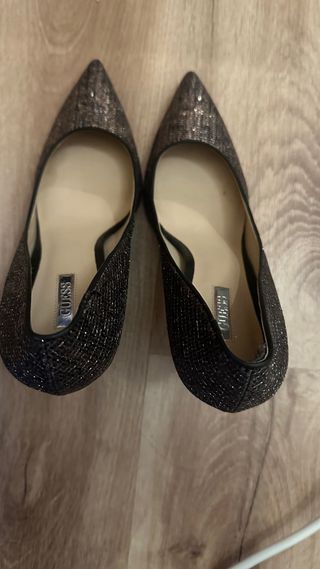 Zapatos Guess Tacón Brillantes Talla 38