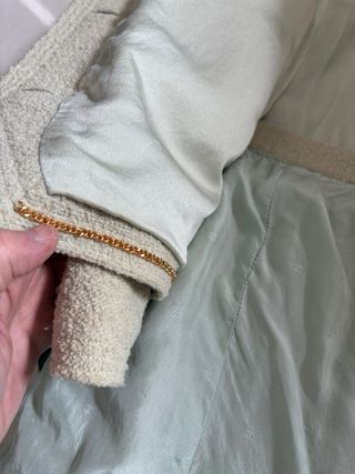 Traje Chanel Verde Agua