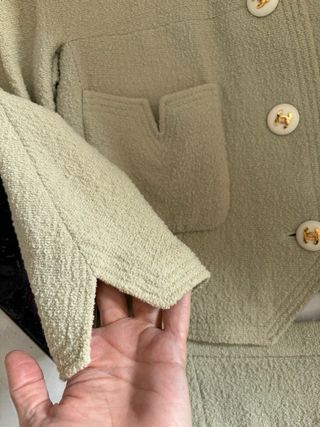 Traje Chanel Verde Agua