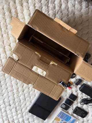 PlayStation 2 Slim Scatola + Accessori + Gioco