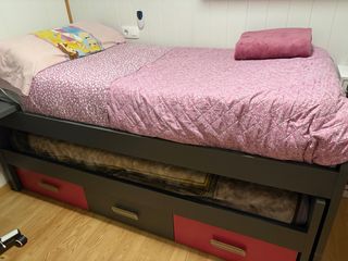 Cama nido de 90 con cajones