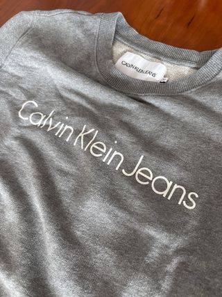 Sudadera Calvin Klein Jeans Gris