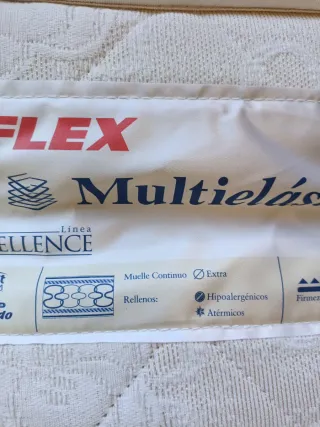 Colchón Flex Multielástic 90x180cm