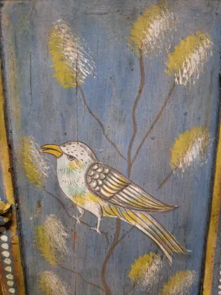 Puertas de madera pintadas a mano para capilla