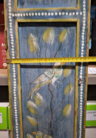 Puertas de madera pintadas a mano para capilla