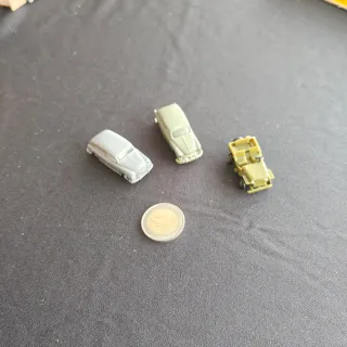 Camión Mercedes Transporte Coches con 3 vehículos