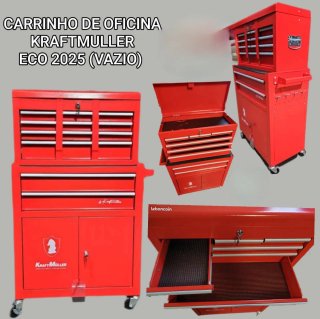 Carrinho de Ferramentas Kraft Muller Vermelho
