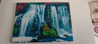 Cuadro Lienzo Cascada