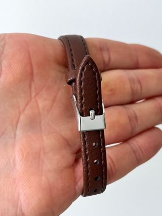 Orologio Stile Vintage argento e marrone Nuovo