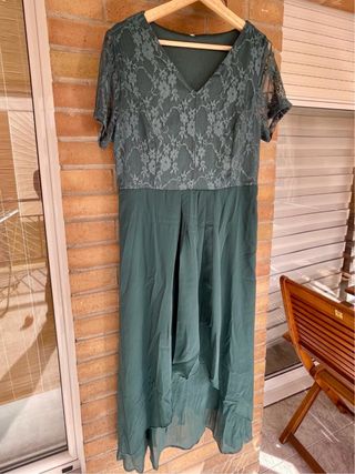 Vestido verde elegante Generisch