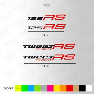 Pegatinas Peugeot Tweet 125 RS