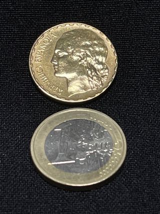 Moneda 1 Peseta 1937 República Española