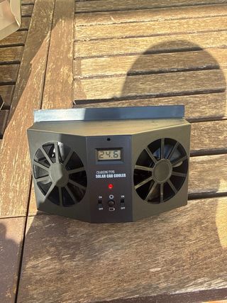 Extractor solar para coche dos por 10€