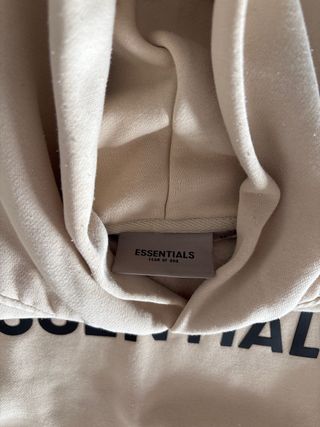 Sudadera Essentials Beige