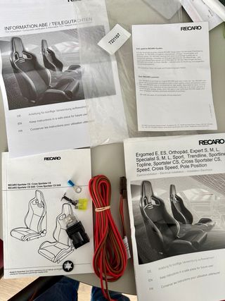 Asientos Recaro CS con Airbag