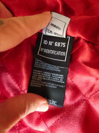 Chaqueta de Cuero Schott Roja