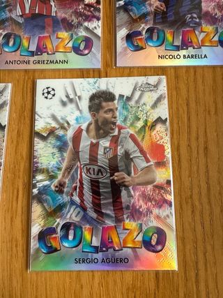 5 Cromos GOLAZO de Fútbol