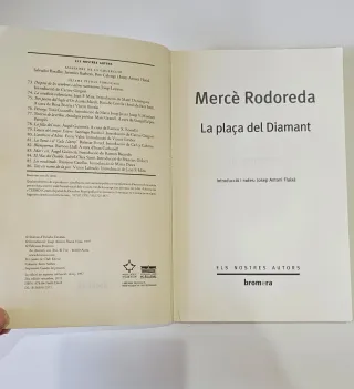 Libro La plaça del diamant
