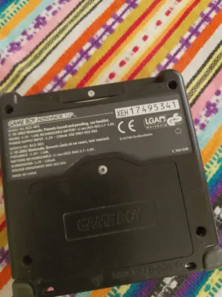 Nintendo Game Boy Advance SP Negra