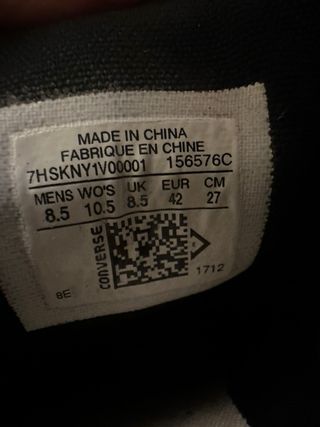 Converse Diseño Propio Negro