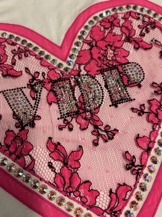 Maglia VDP Cuore Rosa e Strass