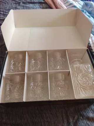 Juego Jarra y Vasos Carmen Bohemia Cristal