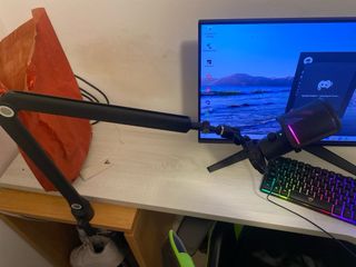 Micrófono USB con iluminación RGB