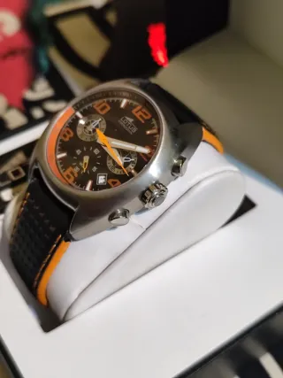 Reloj Lotus Chronograph Negro Naranja