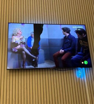 Samsung TV con golpe.