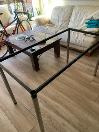 2 Tavoli Ferro e Legno