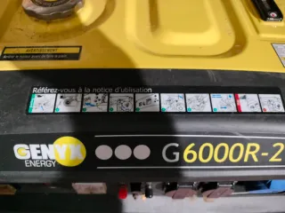 Generador Eléctrico G6000R-2 GENYX,