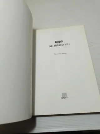 Libro Korn, Gli intoccabili