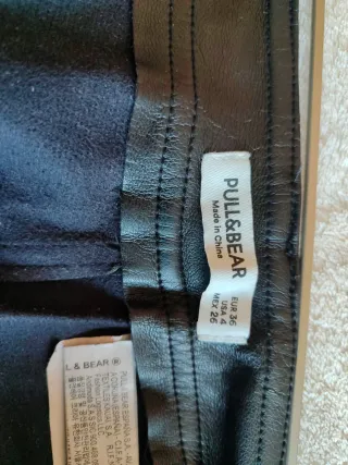 Pantalones negros ancho