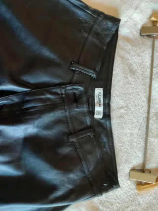 Pantalones negros ancho